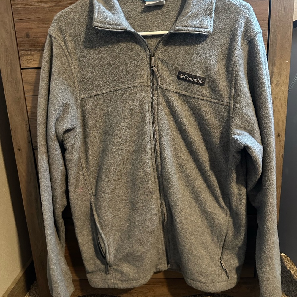 Columbia Gray Fleece Jacket